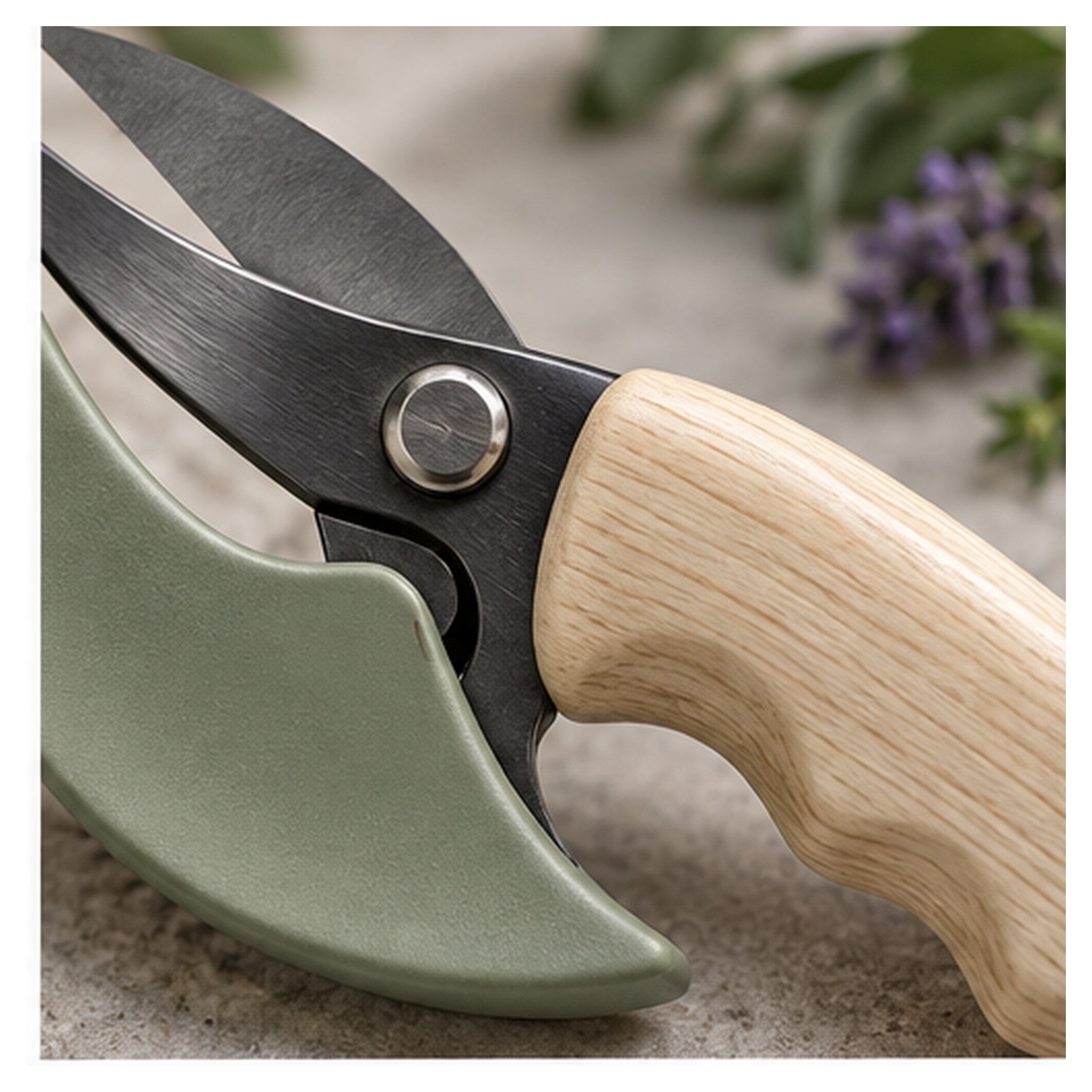 Cueille-Fleurs Demi-Lune – Sécateur compact multifonction