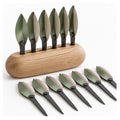 Étiquettes Feuille Pivot – Lot de 12 marque-plantes réutilisables