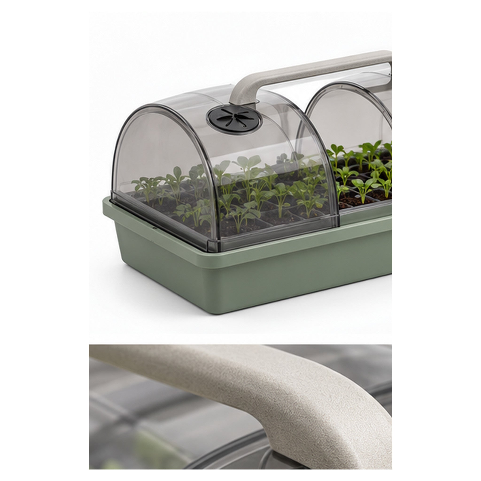 Mini-Serre Arche Claire – Propagateur compact à aérations réglables