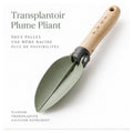 Transplantoir Plume Pliant – Pelle double pour rempotage