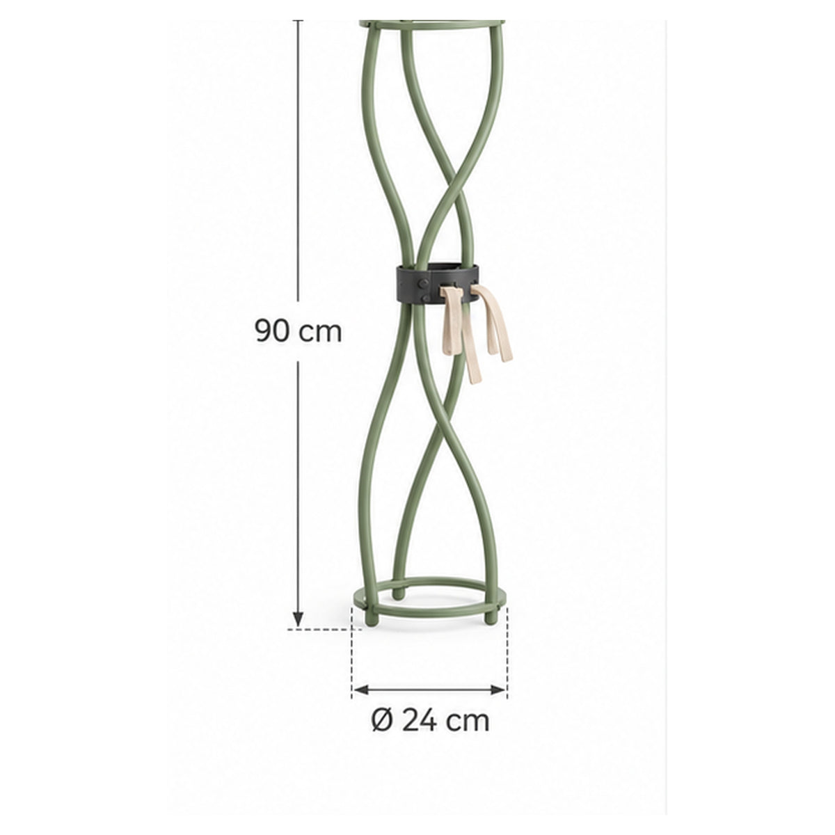 Tuteur Hélice Lien – Support modulable pour plantes grimpantes