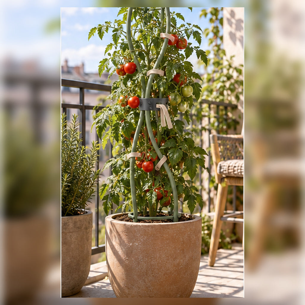 Tuteur Hélice Lien – Support modulable pour plantes grimpantes